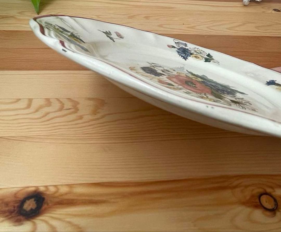 【限定セール】フランス　サルグミンヌ　アグレスト　デザートプレート　平皿　3枚