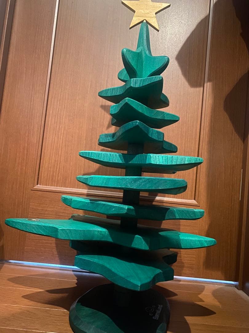 【希少】BorneLund ボーネルンド　木製 クリスマスツリー　デコア社
