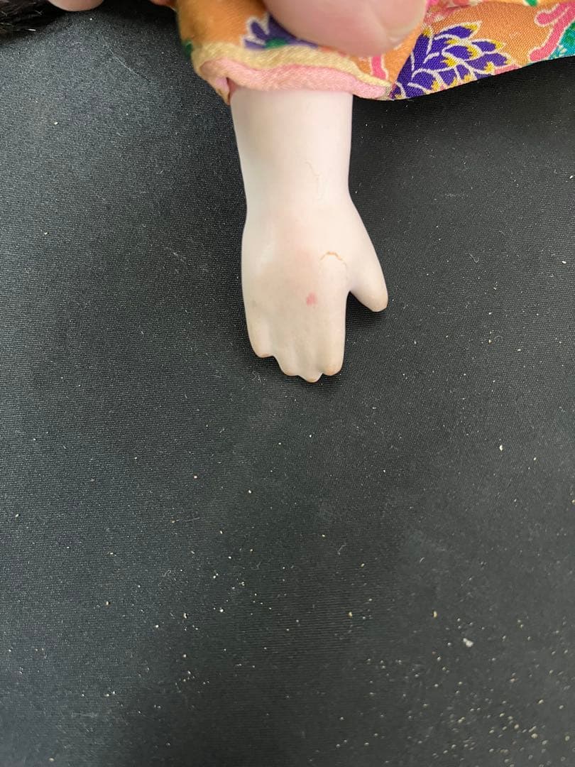 市松人形　抱き人形　アンティーク　古玩具　愛　松風　レトロ　ビスクドール