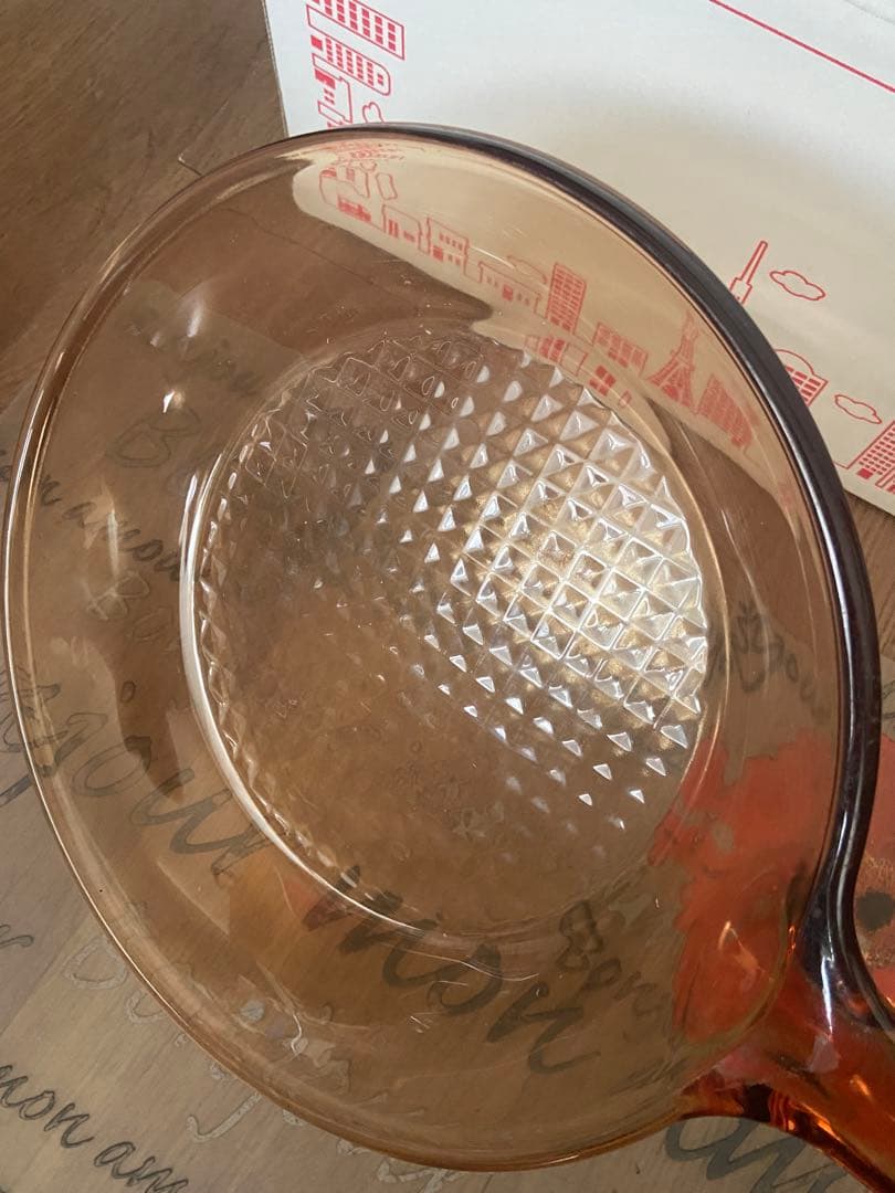 VISION ビジョンコーニングフランス 超耐熱ガラス鍋・フライパン3点セット