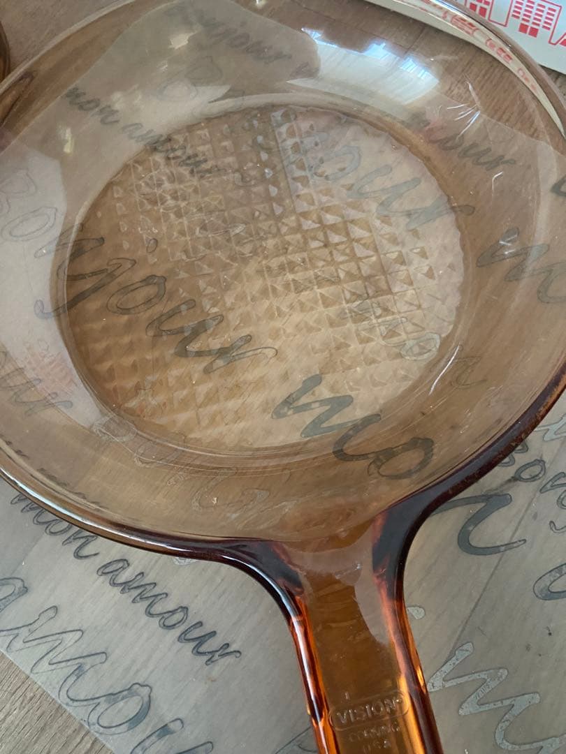 VISION ビジョンコーニングフランス 超耐熱ガラス鍋・フライパン3点セット