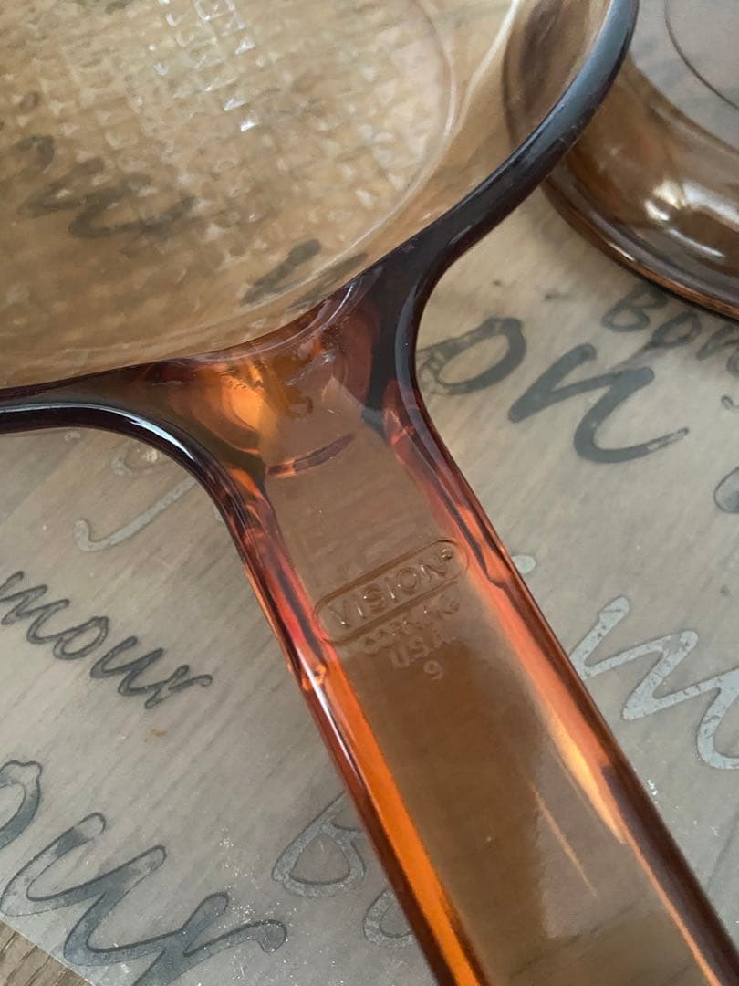 VISION ビジョンコーニングフランス 超耐熱ガラス鍋・フライパン3点セット