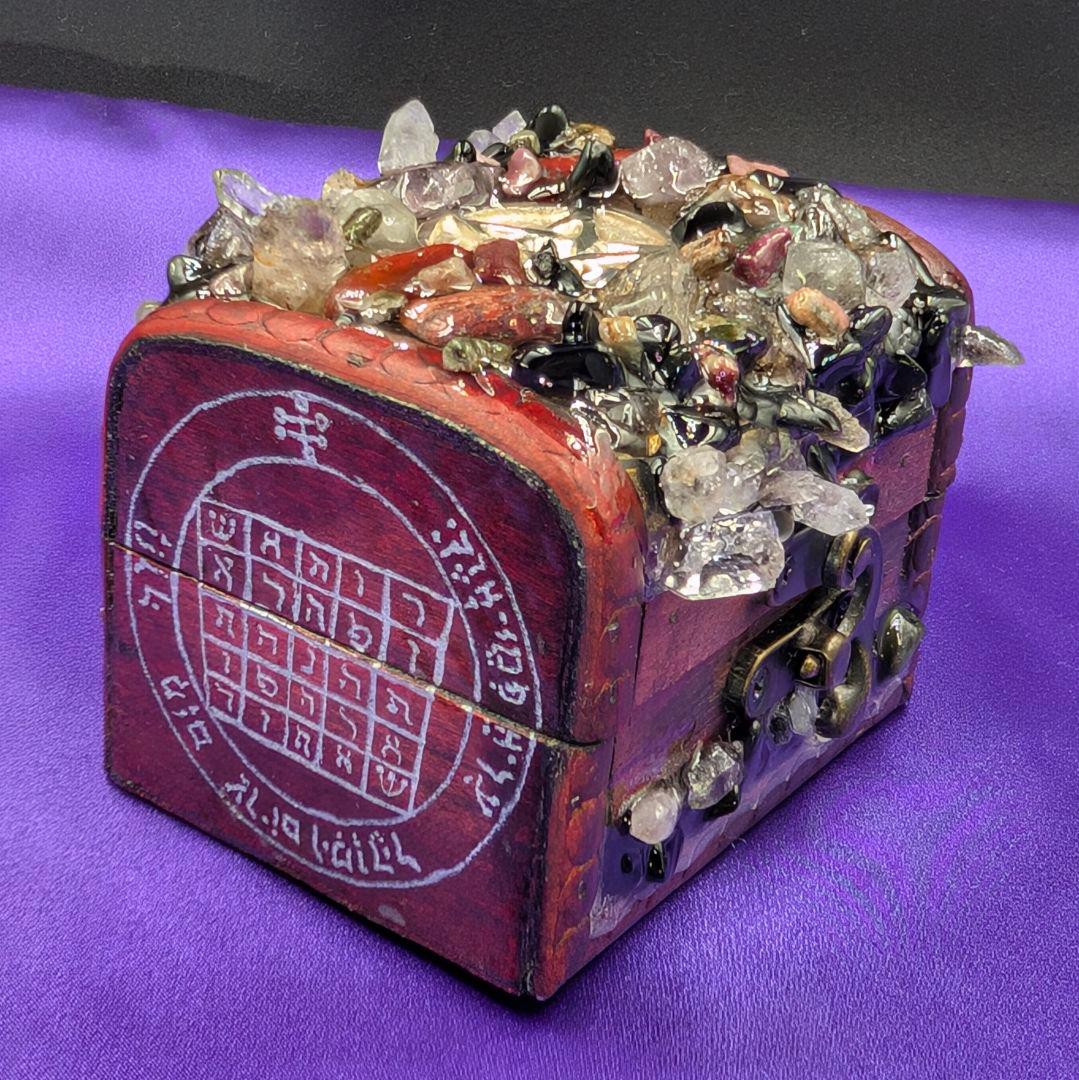 【1点物】 ソロモン王の鍵 護符魔術オルゴンボックス 〜土曜日照応・土星護符〜