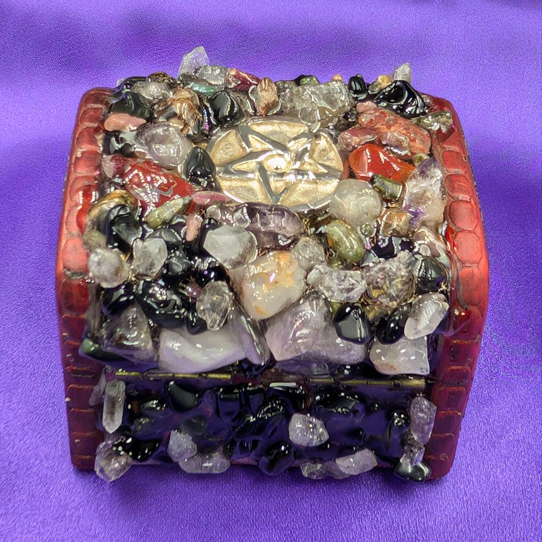 【1点物】 ソロモン王の鍵 護符魔術オルゴンボックス 〜土曜日照応・土星護符〜