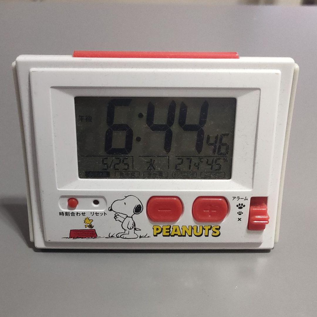 スヌーピー置き時計