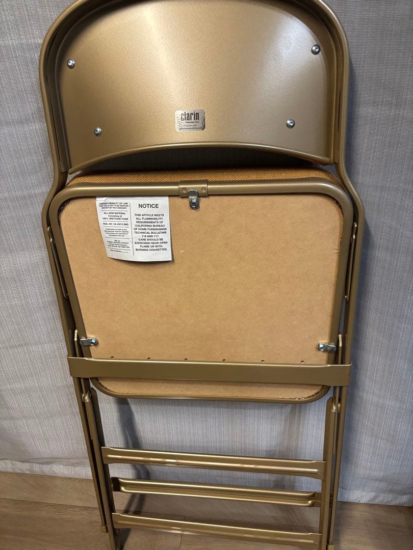 clarin フォールディングチェア フルクッション