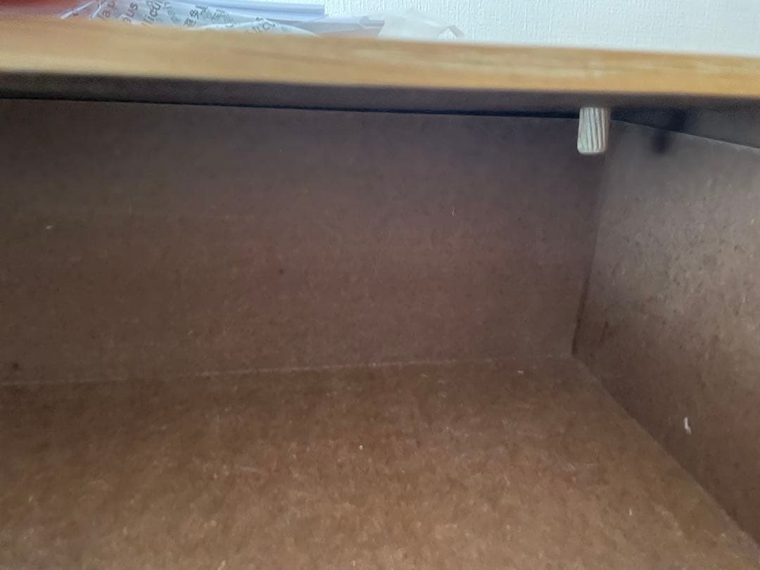 無印良品　木製収納ケース　引出し式　2段　ワイド　ナチュラル　オーク材④