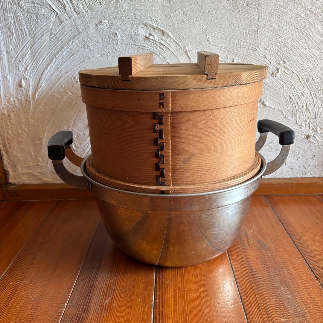 和セイロ27㎝　鍋31㎝　蓋　すのこ付き