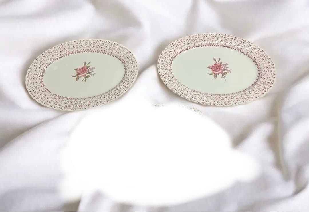 ジョンソンブラザーズ　ローズブーケ　2枚　ヴィンテージ イギリス