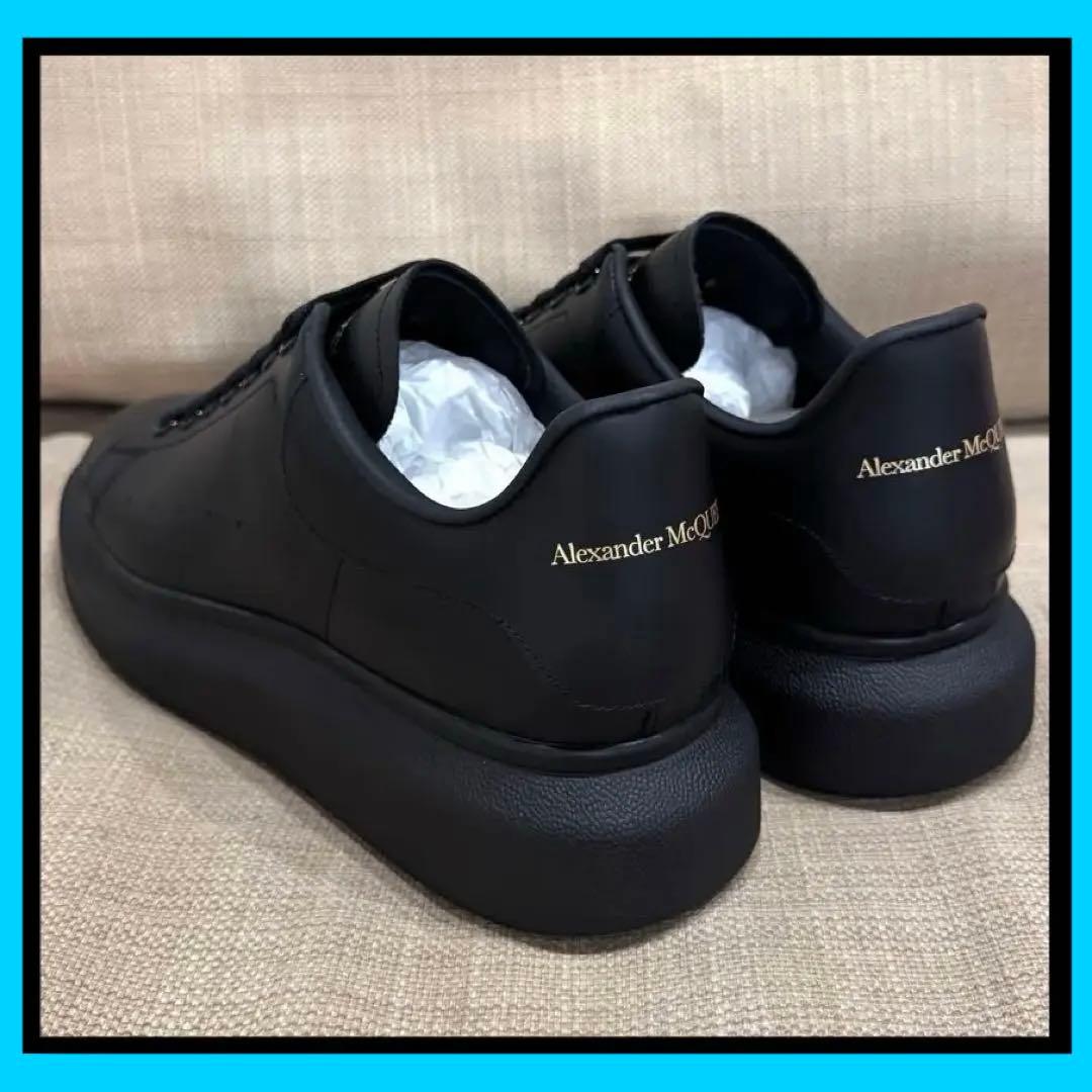 【Asako】黒x黒 アレキサンダーマックイーン スニーカー