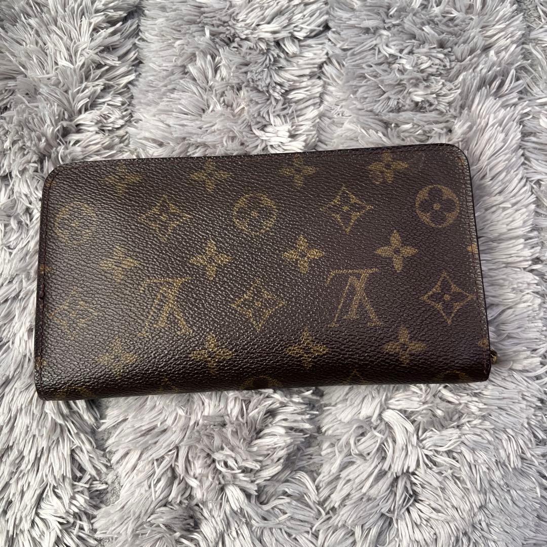 ルイヴィトン　ポルトモネジップ　モノグラムキャンバス　ラウンドファスナー