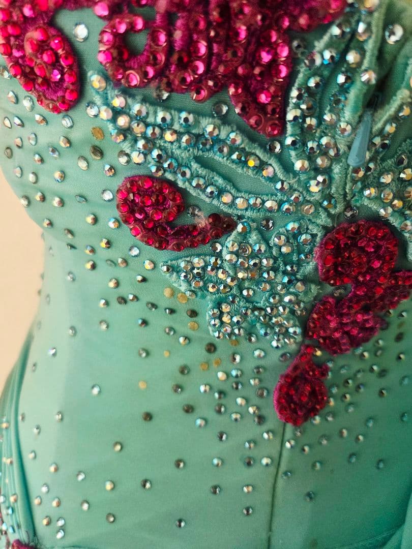 Chacott チャコット 凛舞 英国製 豪華ラテンドレス 社交ダンス ルンバ