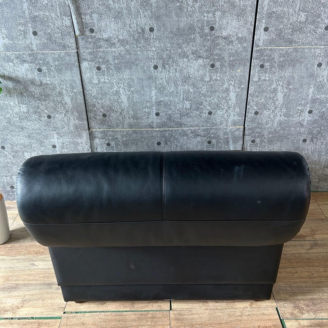 ꧁カリモク家具 karimoku꧂1人掛けレザーソファ×2脚 アーム リビング