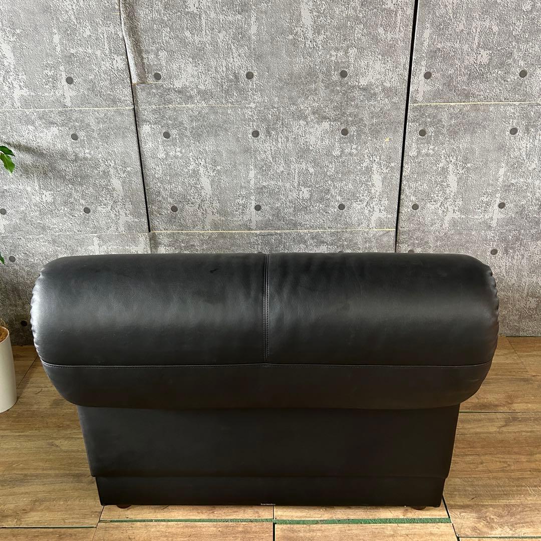 ꧁カリモク家具 karimoku꧂1人掛けレザーソファ×2脚 アーム リビング