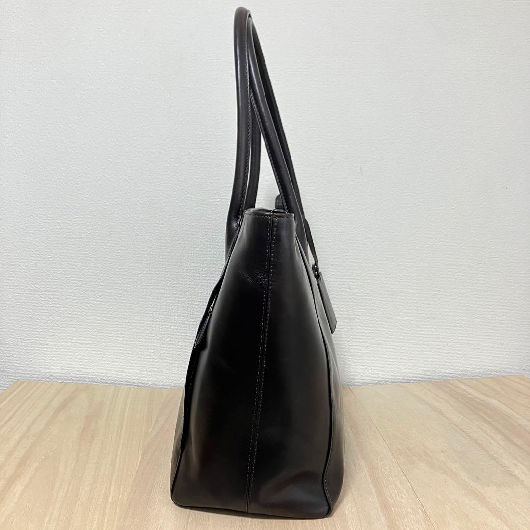 マザーハウス✨アンティーク✨キャリア トート✨定価4.3万円✨A4/PC可✨美品