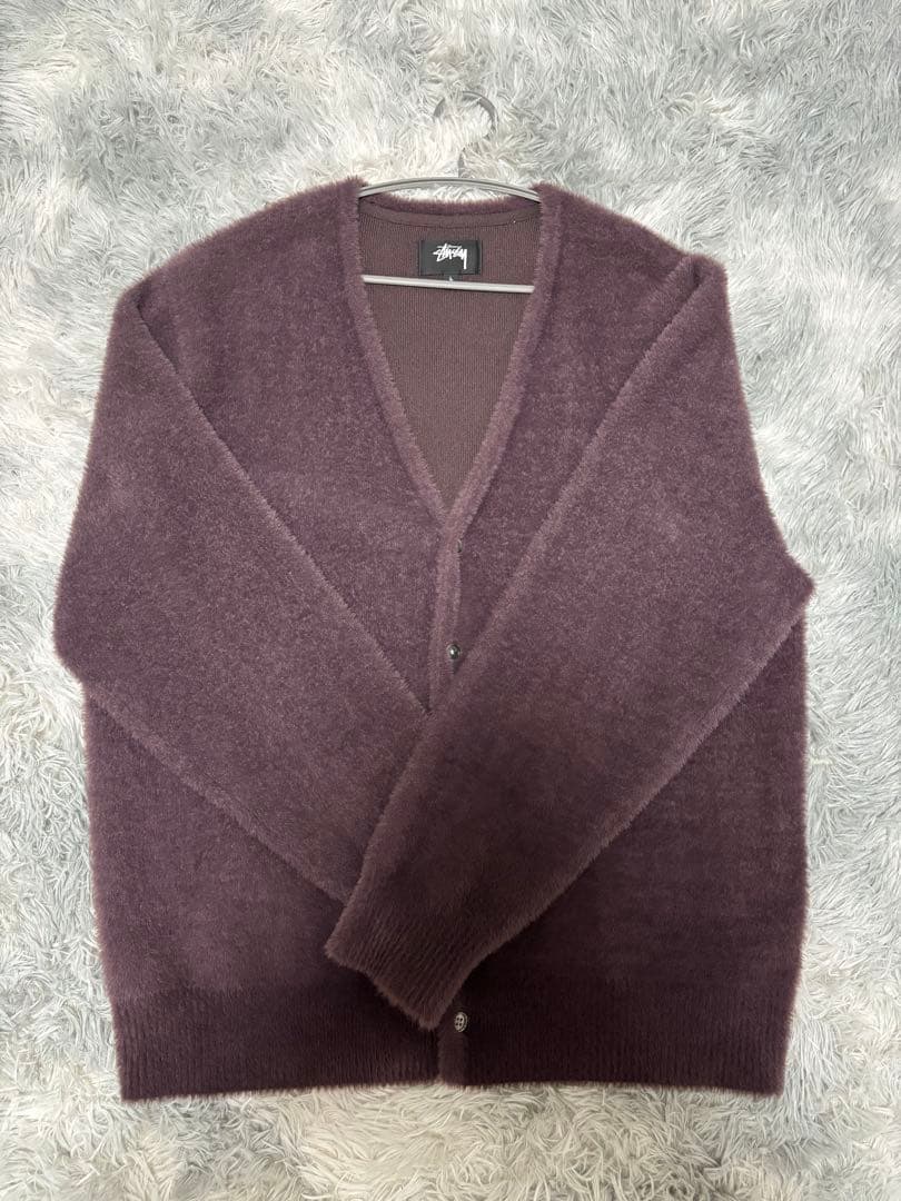 s*o様 stussy ステューシー　shaggy cardigan シャギーカ