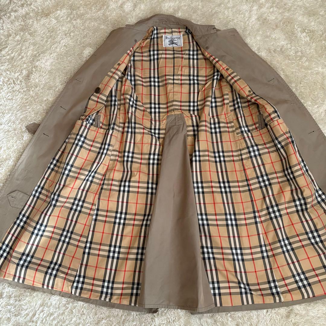 バーバリー　トレンチコートノバチェック ベルト S相当