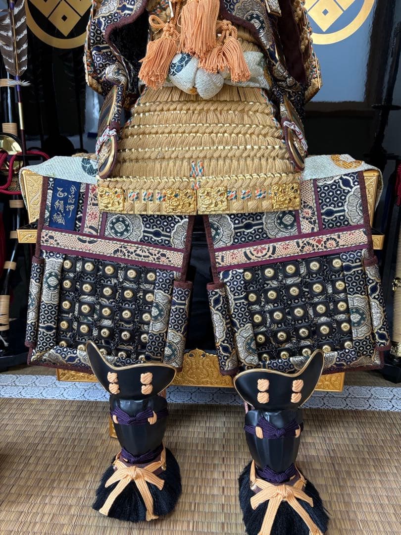 美品 鈴甲子雄山作 五月人形 1式