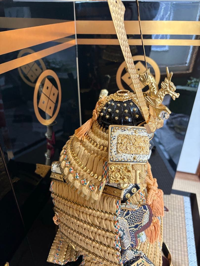 美品 鈴甲子雄山作 五月人形 1式