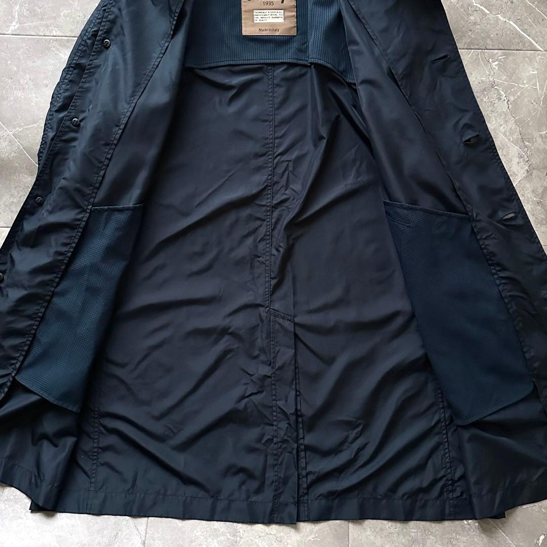 Sealup ナイロン ステンカラーコート サイズM 48 ネイビー シーラップ