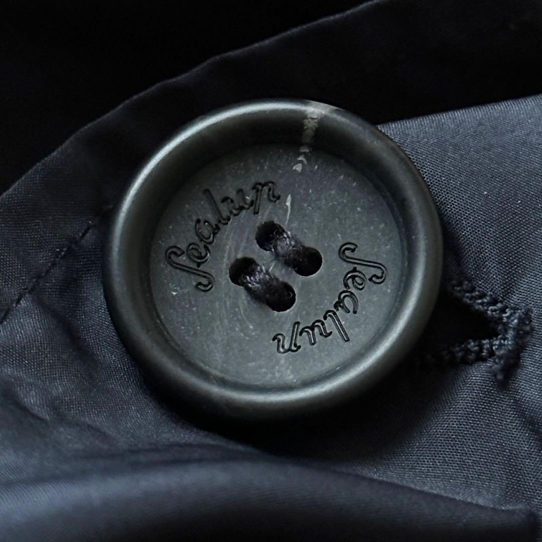 Sealup ナイロン ステンカラーコート サイズM 48 ネイビー シーラップ