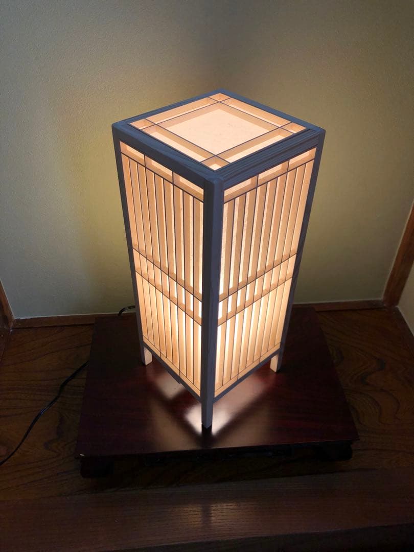 行灯　フロアスタンド　あんどん　組子