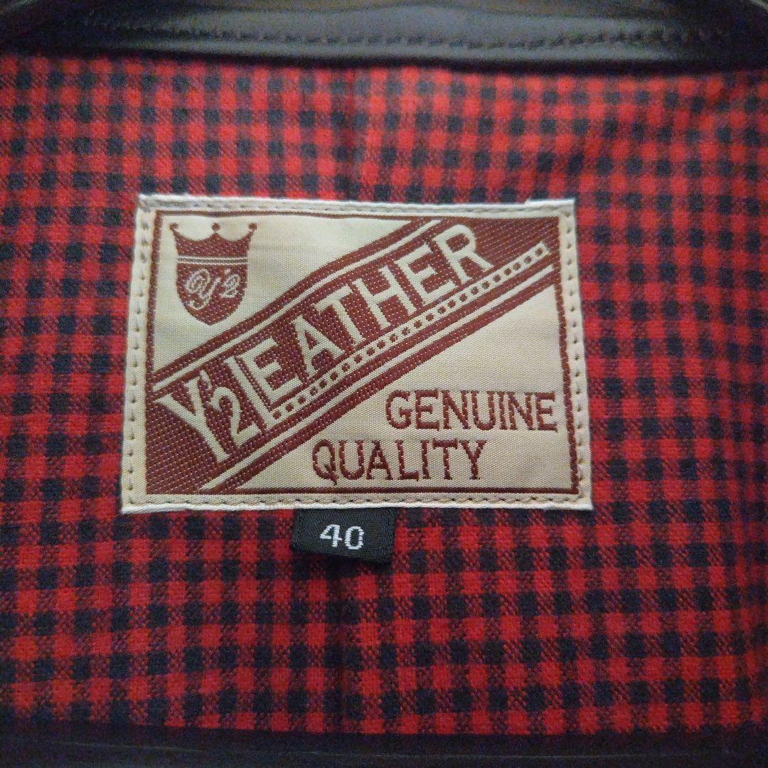 メンズ　Y2Leather 本革ジャケット