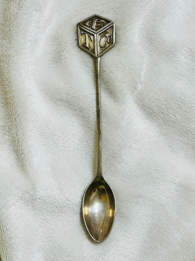 Tiffany & Co. 銀925 スプーン 立方体デザイン