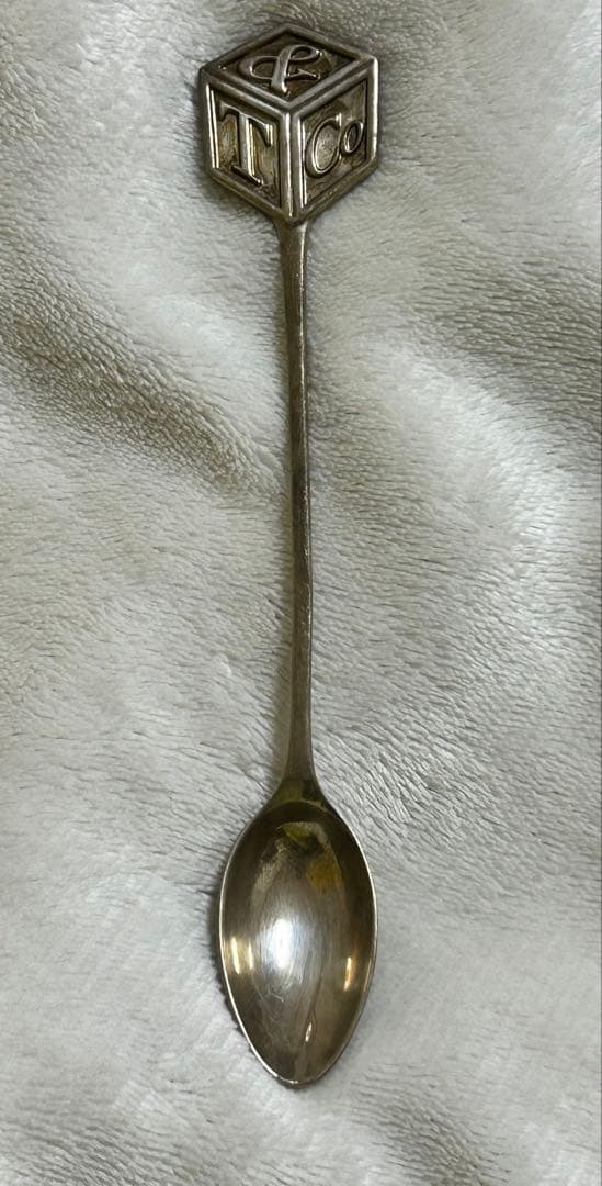 Tiffany & Co. 銀925 スプーン 立方体デザイン