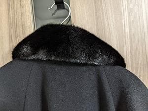 212　ミンク　ピュアカシミヤ　100％　ロングコート　115㎝　毛皮