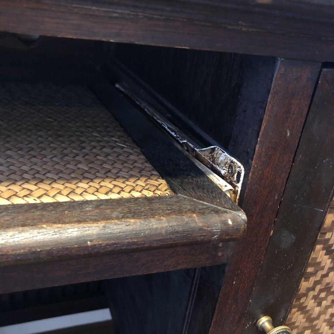 アジアン ヴィンテージ ワーク用デスク&チェア 店舗用ディスプレイにも