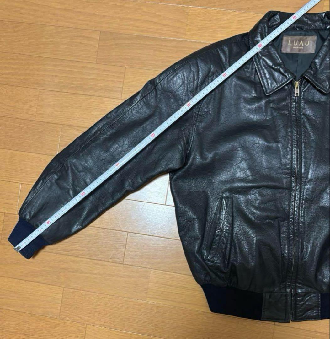 レザージャケット　a-2 革ジャン　LUAUレザージャケット