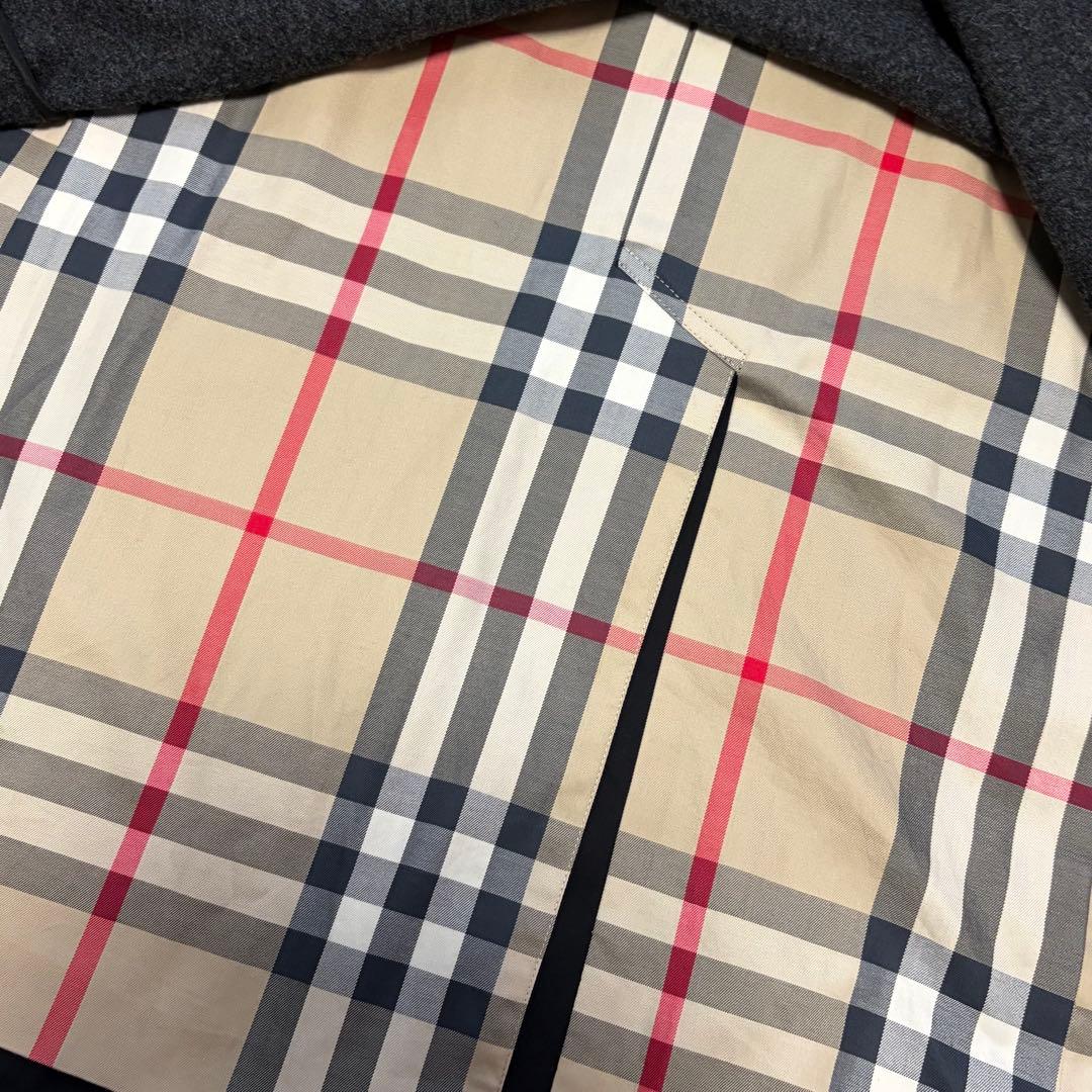 未使用級✨タグ付き✨バーバリーロンドン トレンチコート 40 黒 ノバチェック