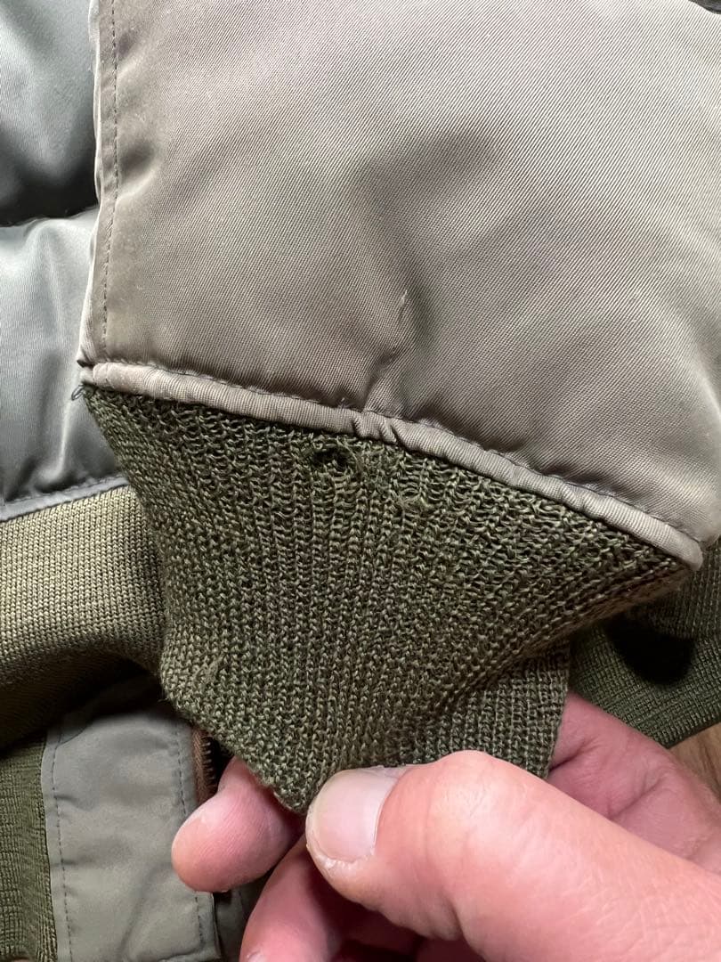 エヴィス 道楽　 オリーブグリーン MA-1ジャケット サイズ38