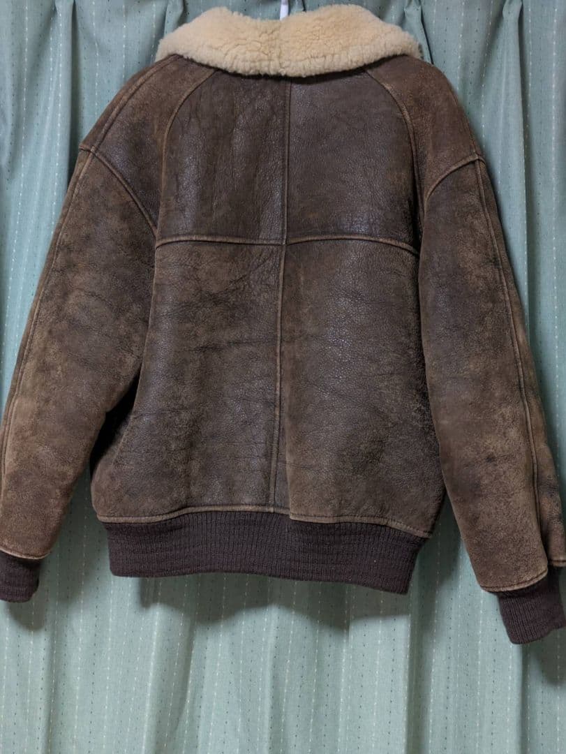 B-3フライトジャケット ムートン Wind ArmorウィンドアーマーLサイズ