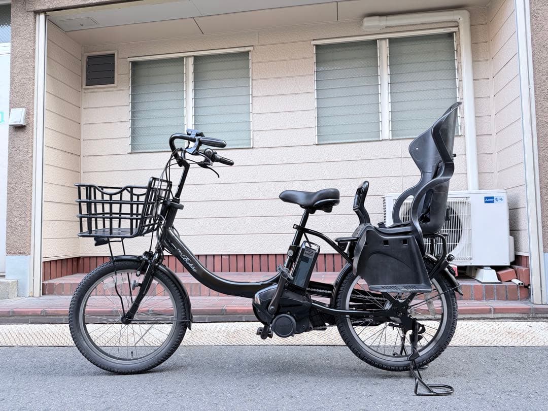 大阪府　子供乗せ　ヤマハ　電動アシスト自転車　チャイルドシート付き