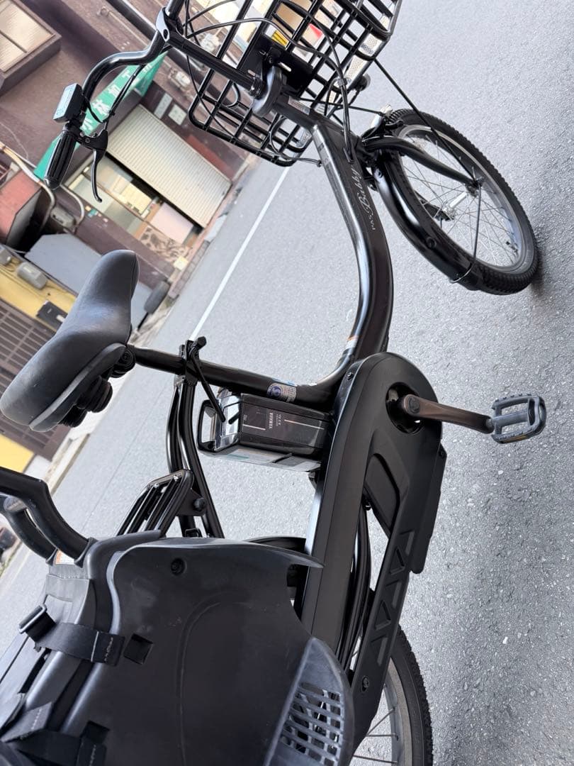 大阪府　子供乗せ　ヤマハ　電動アシスト自転車　チャイルドシート付き