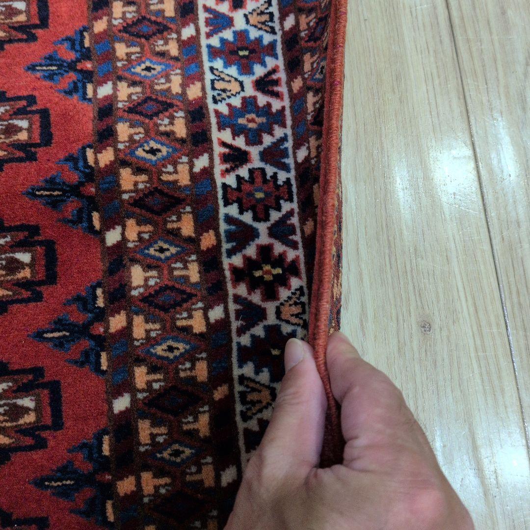 132x179cmパキスタン手織り絨毯(114)じゅうたん・マット・ペルシャ・