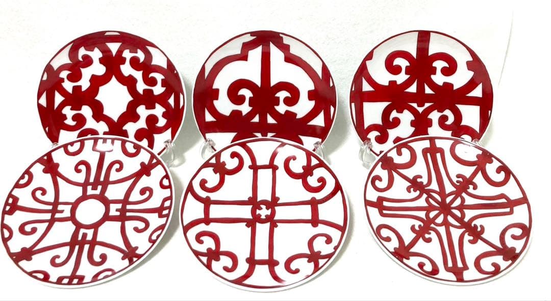 【未使用 No.1-6】HERMES ガダルキヴィール 17cm プレート 6枚