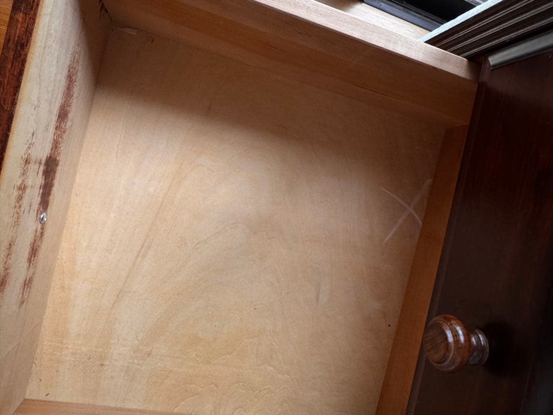 【送料込】民芸家具 9段チェスト ハイチェスト キャビネット 整理箪笥