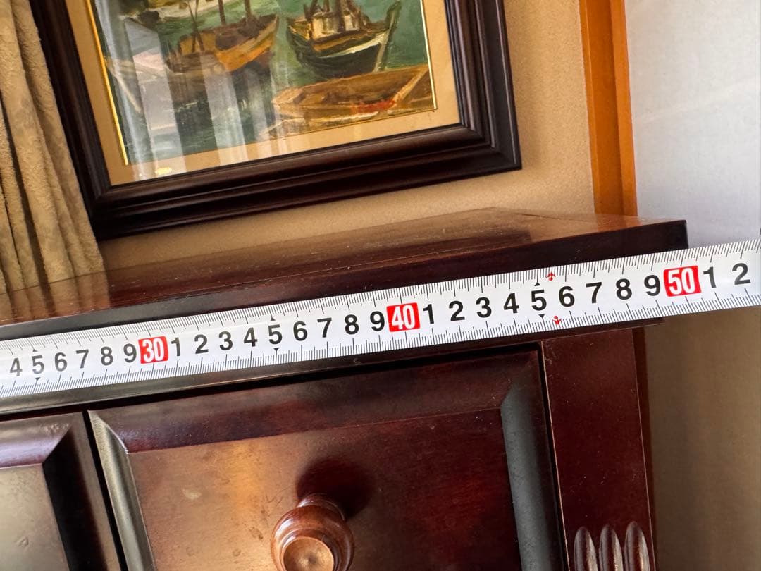 【送料込】民芸家具 9段チェスト ハイチェスト キャビネット 整理箪笥