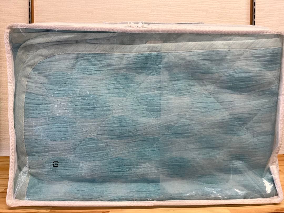 期間限定値下げ！1点のみ大特価！滋賀麻　ウォッシャブルよろけ敷きパット