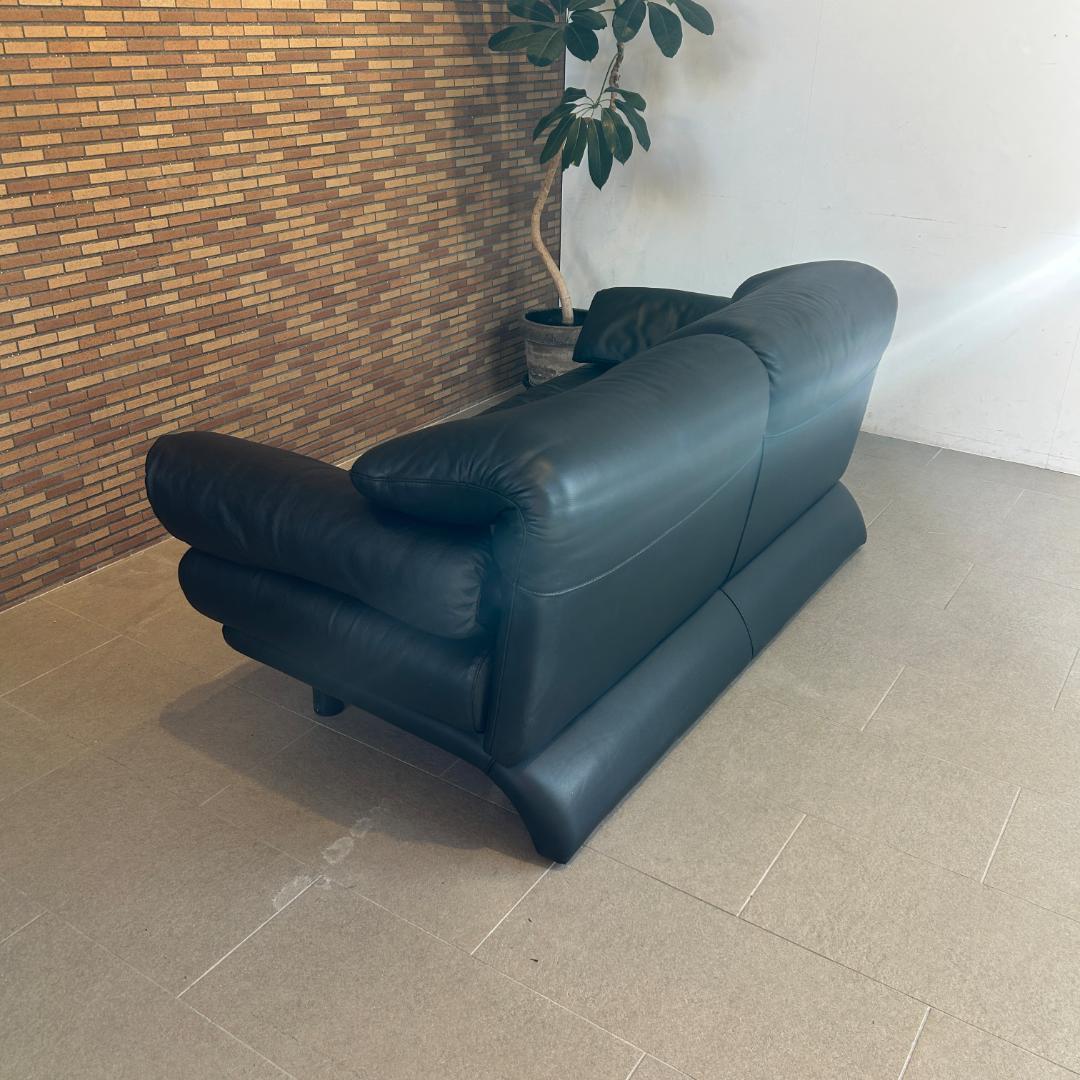 ♥Poltromec Gemini 本革ソファ 2人掛け