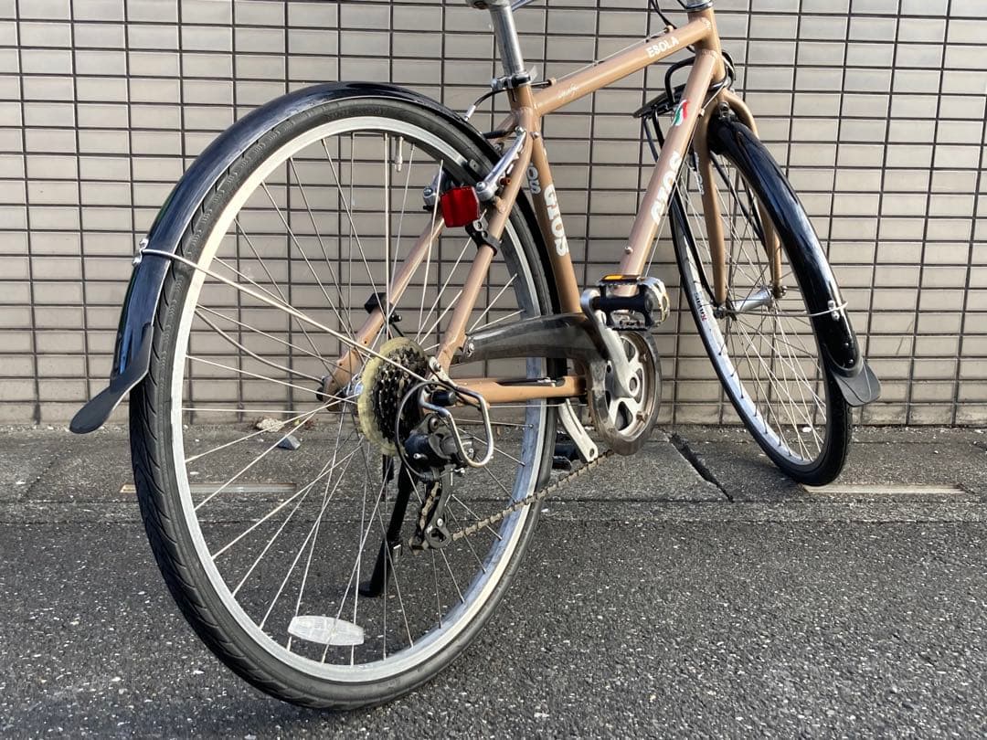 GIOS ESOLA ジオス イソラ サイズ450mm 外装7段 前後フェンダー