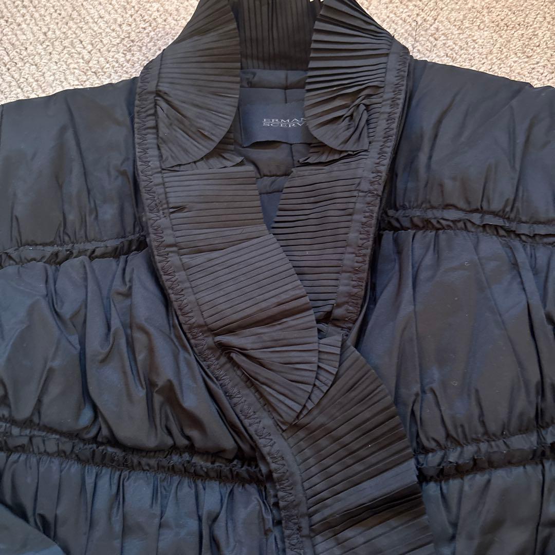 ✴︎ERMANNO SCEVINO✴︎中綿✴︎ロングジャケット✴︎コート✴︎ブラック✴︎