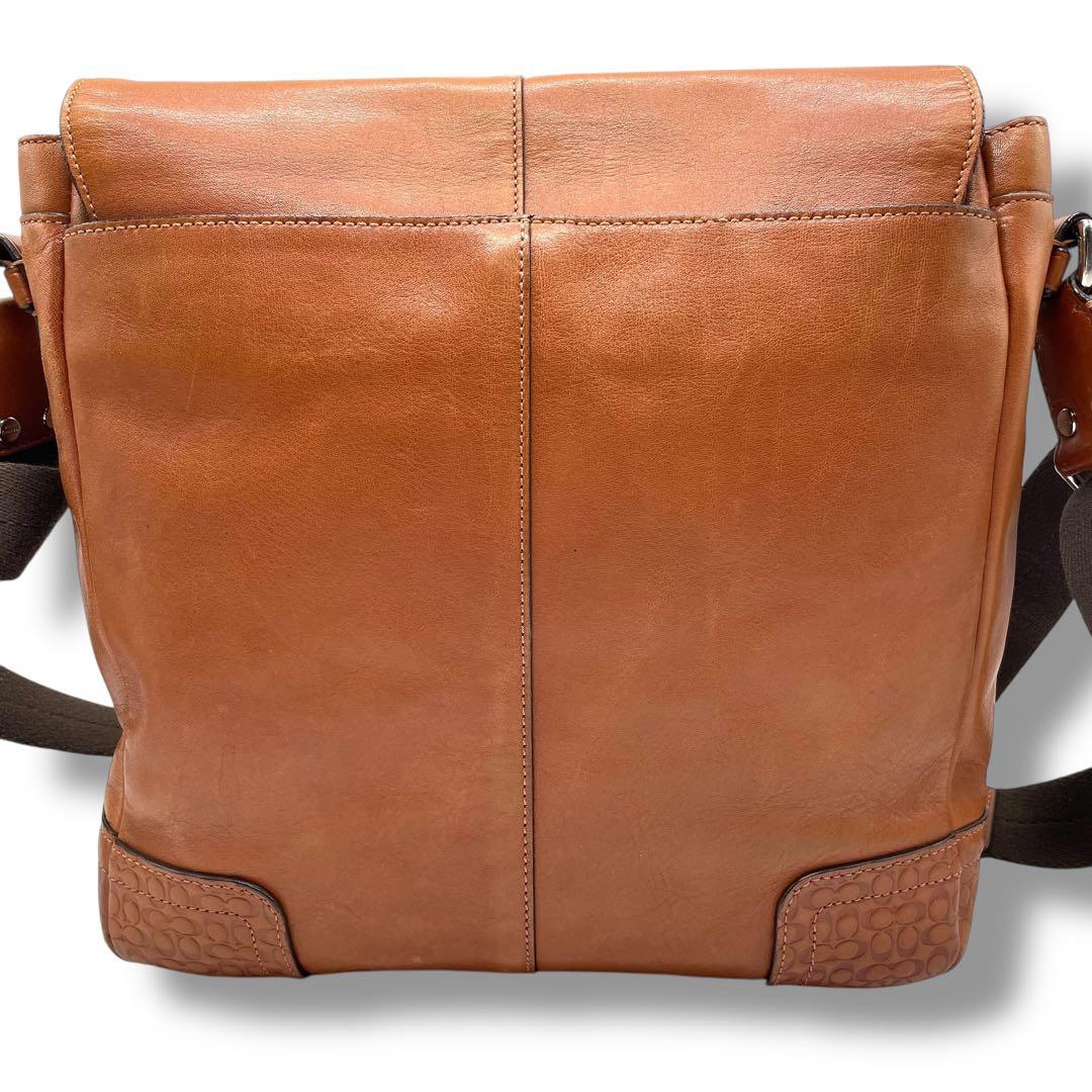 COACH コーチ☆グラマシー ショルダーバッグ A4収納可能 グラムレザー