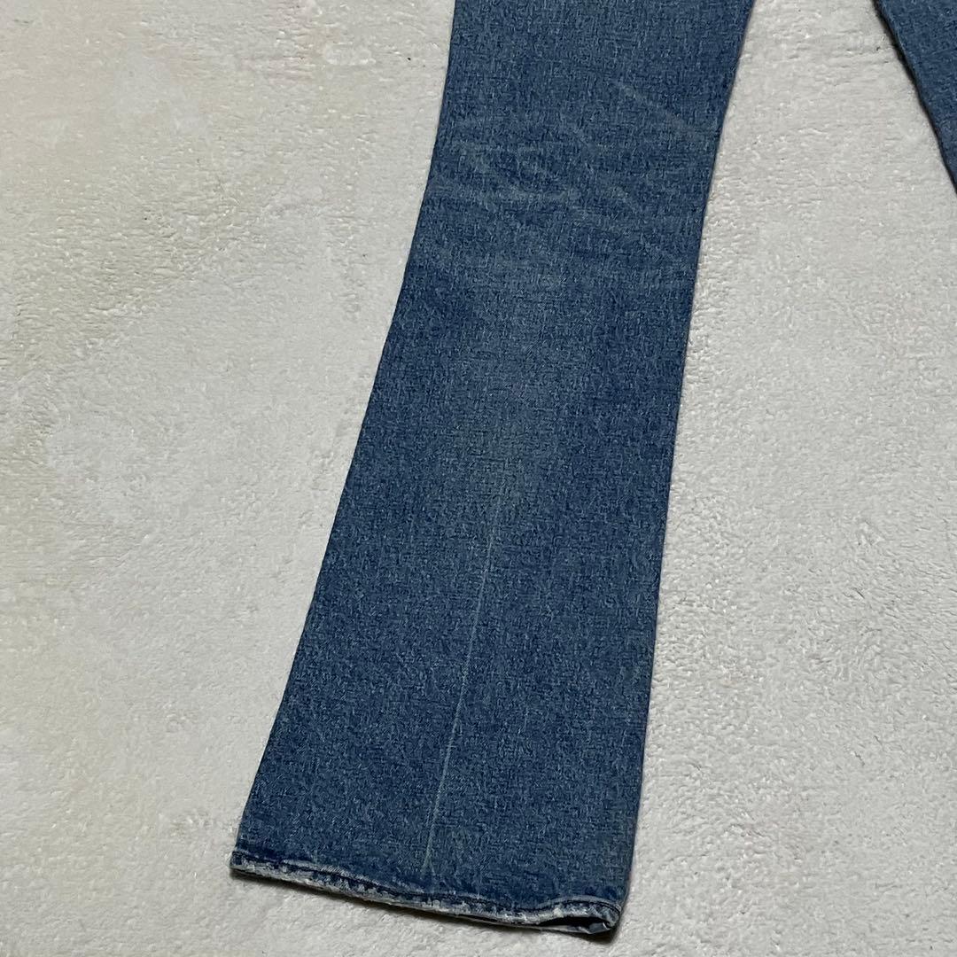 MOUSSY MVS FLARE 24 インディゴ コットン フレア ロング丈