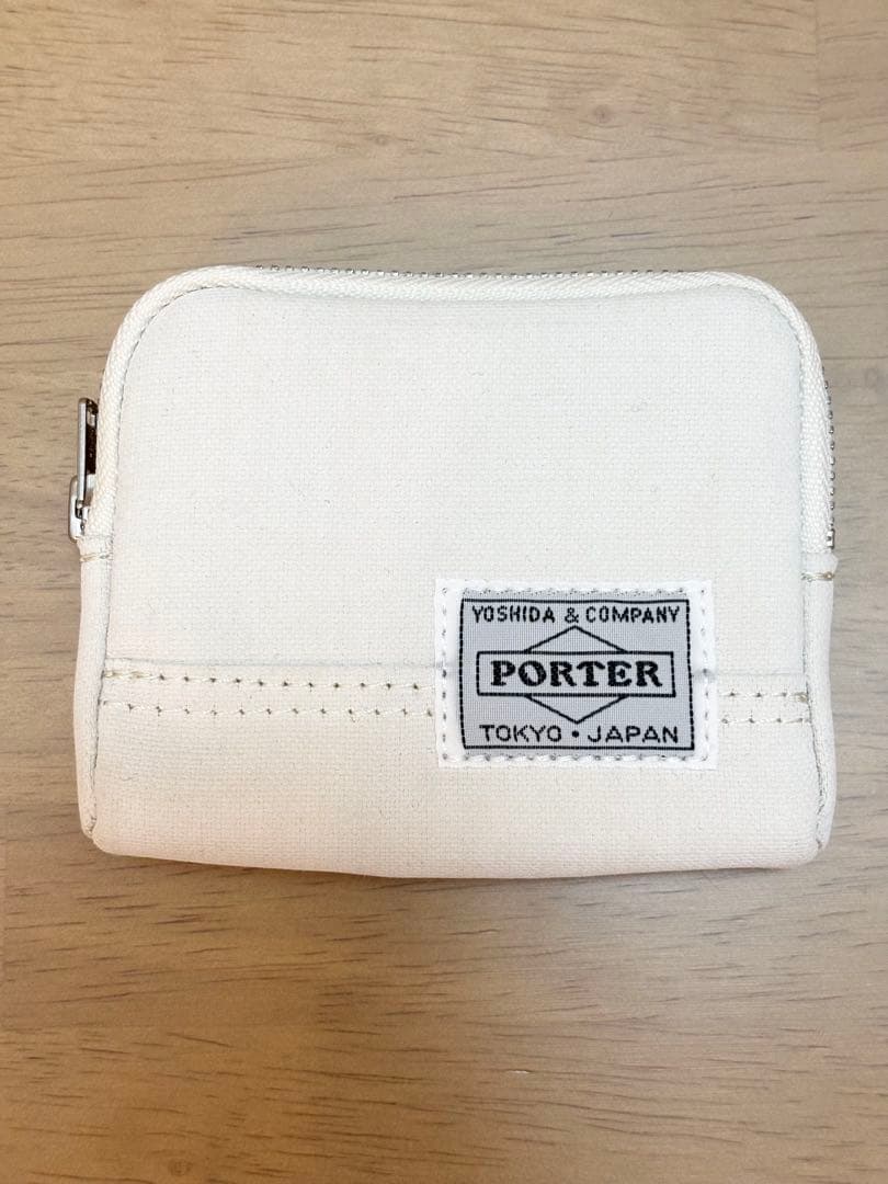 PORTER ケース ホワイト キャンバス