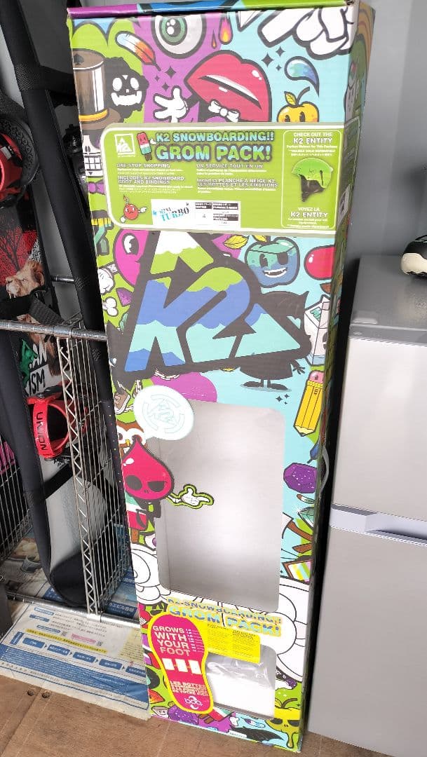 K2 スノーボード3点セット BOYS GROM PKG 120cm