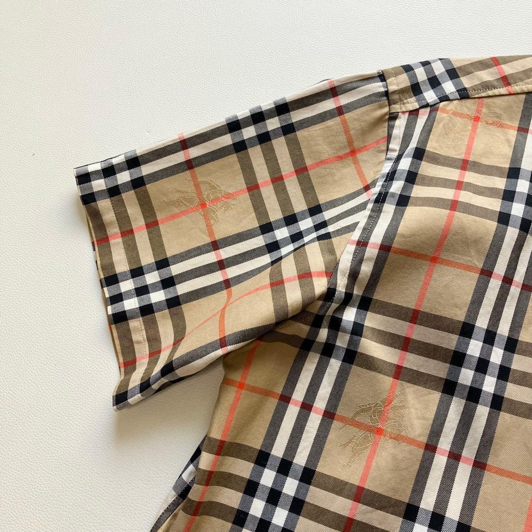 美品　BURBERRYS シャドーホース　シャツ　ノバチェック　Large